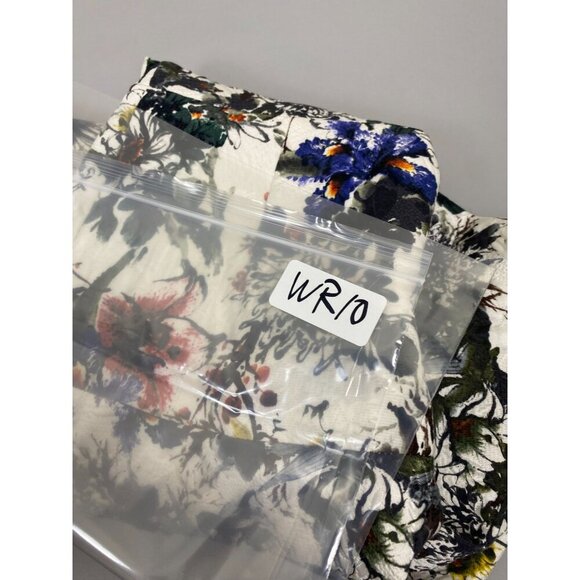 Rebecca Taylor Silk Blend Matelasse Floral Print Skater Dress Size 4 Fit & Flare - Picture 14 of 16